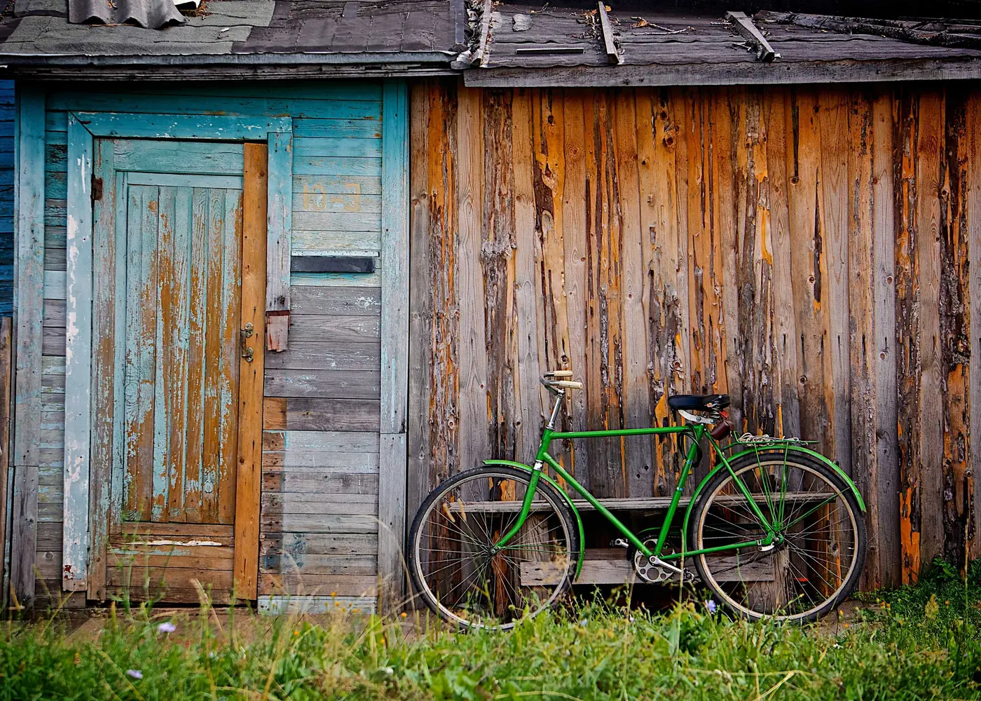 The wooden house
